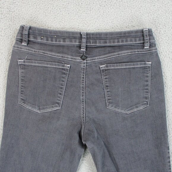 PrAna Jeans Womens 28 Gray Low Rise Straight Skinny Stretch Hike Outdoors 30x29 - Picture 4 of 14
